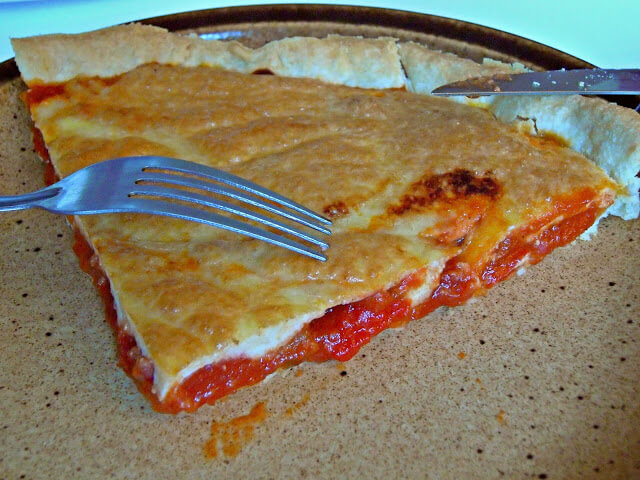 En cuisine : tarte à la piperade