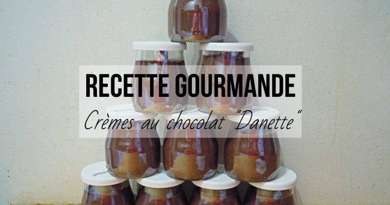 Crèmes au chocolat, façon Danette