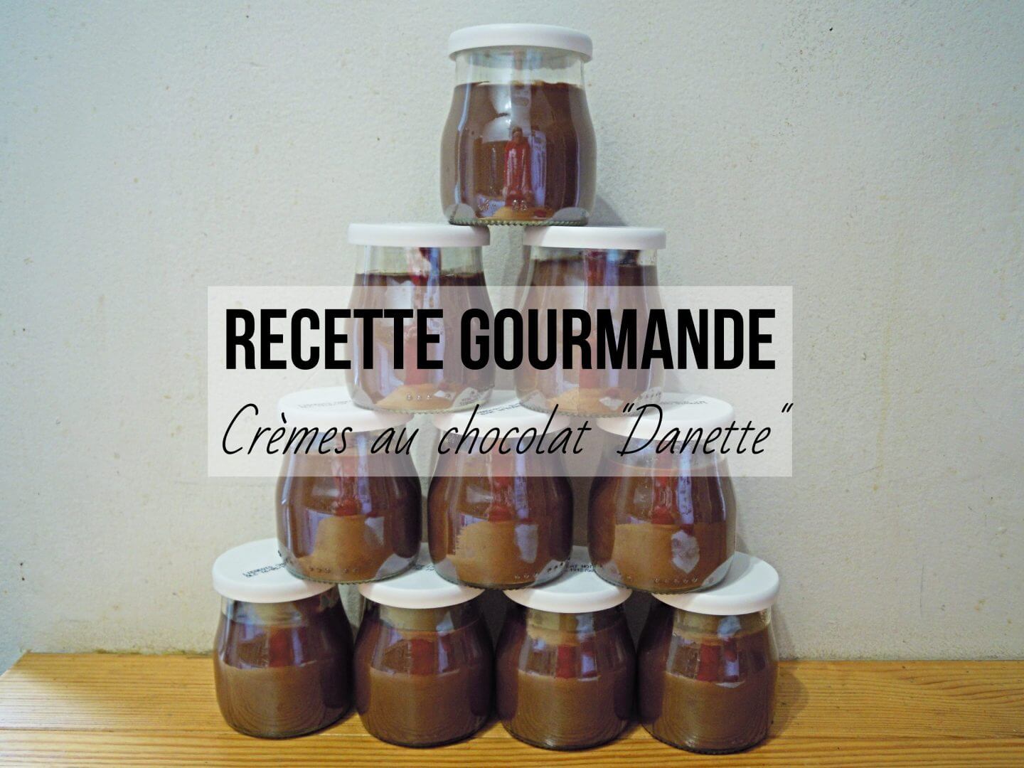 Crèmes au chocolat, façon Danette